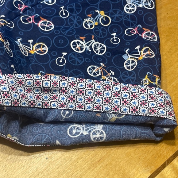 Johnston Murphy Button Down Performance Shirt Bicycle All Over Print Small - Picture 6 of 16